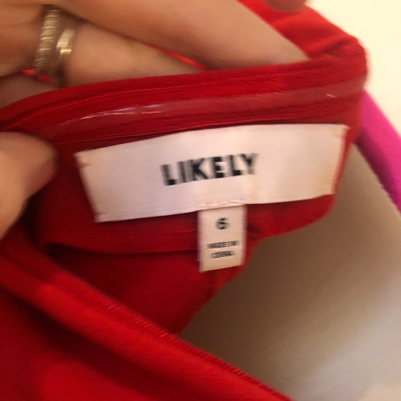 Likely Conrad Dress Size 6, Red - Picture 5 of 5
